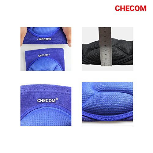 image for CHECOM Stretchy Sport Knee Pads and Finger Exercise Trainer Set for Mu