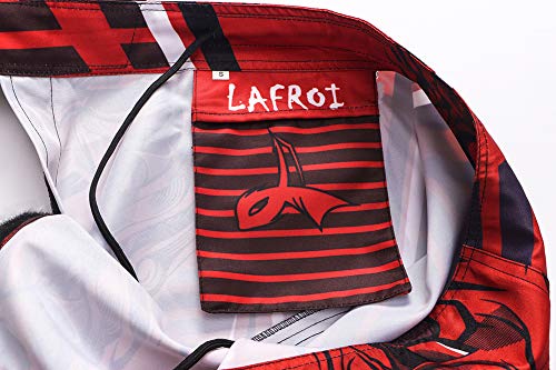 LAFROI Mens MMA Cross Training Boxing Shorts Trunks Fight Wear with Drawstring and Pocket-QJK01