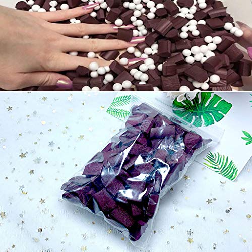 Wffo Soft Foam Chunks Beads Filler Slime Tool for Slime Making Art DIY Craft (Hot Pink)