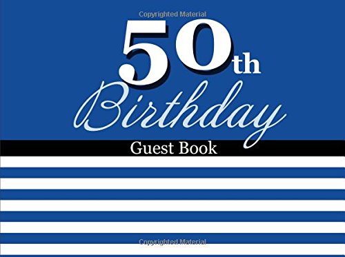 50th Birthday Guest Book 50th Birthday Gift For Men Birthday