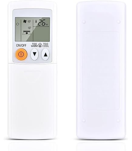 Universal Infrared Remote Control For Mitsubishi Air Conditioners – Fits KP06DS, KM08E, KM09F, MSZ-FE09NA (White)