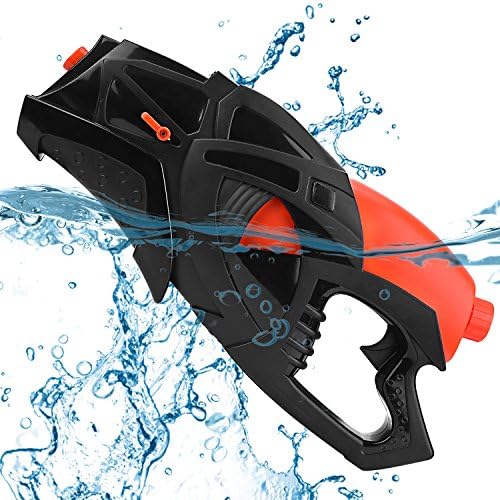 Water Gun Soaker Toy Pistol for Kids &amp; Adults, Large Capacity Squirt Blaster for Games, Party Outdoor Fun by FEEBRIA