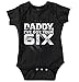 Brisco Brands Daddy I've Got Your 6IX Six Baby Romper Boys or Girls
