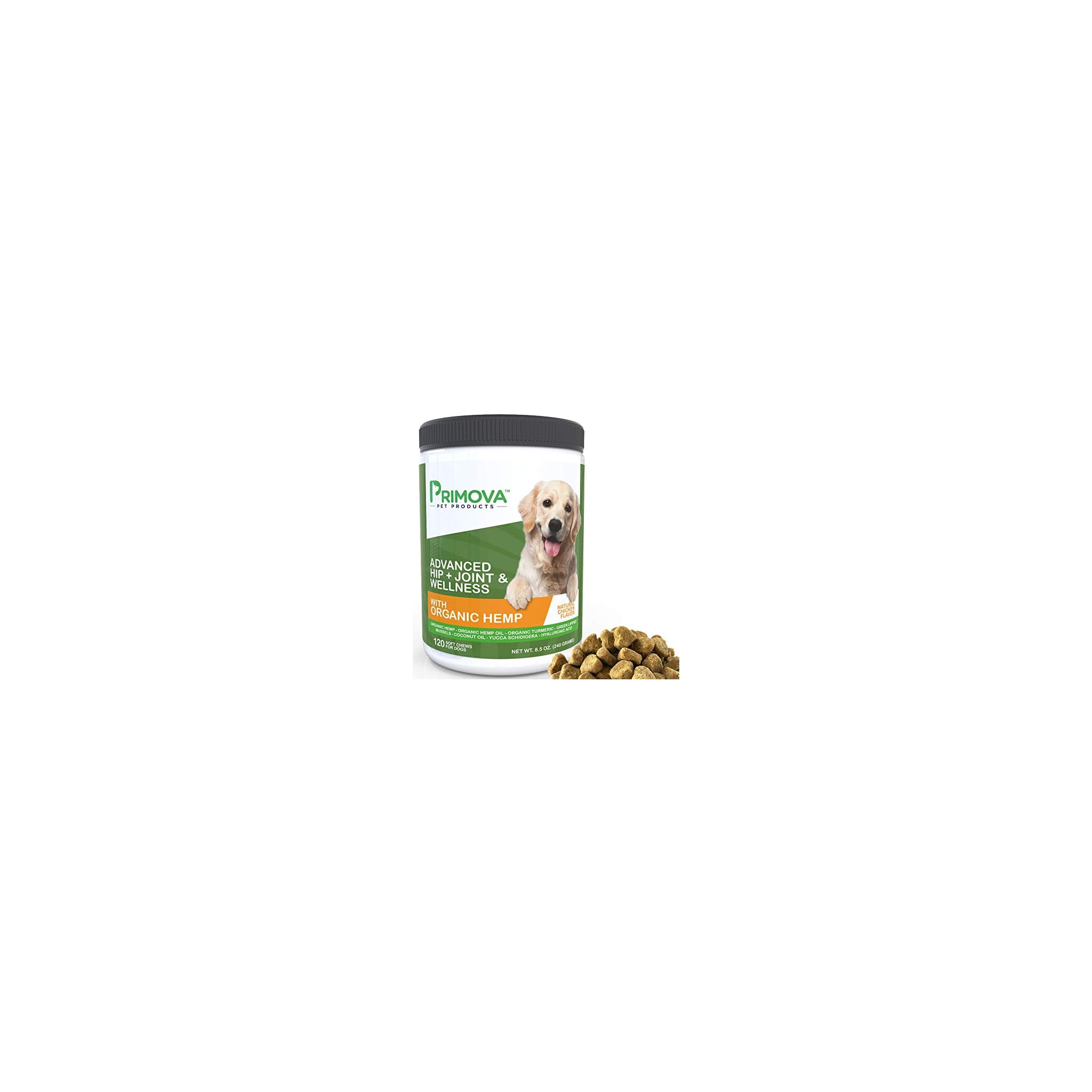 Only Natural Pet Allergy, Skin & Coat Hemp Soft Chews with Omega 3