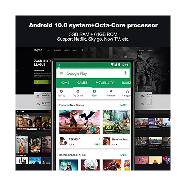 Android-10-Tablet-YESTEL-10-Inch-Tablets-GMS-Certified-Ultra-Portable-Dual-4G-LTE-5G-WI-FI-Support64GB-ROM4-128GB-Expansion16GHzOcta-Core19201200-FHD-Screen6000-mAh-Face-ID-Phablet-Black Android 10 Tablet, YESTEL 10 Inch Tablets (GMS Certified ) Ultra-Portable Dual 4G LTE 5G WI-FI Support|64GB ROM(4-128GB…