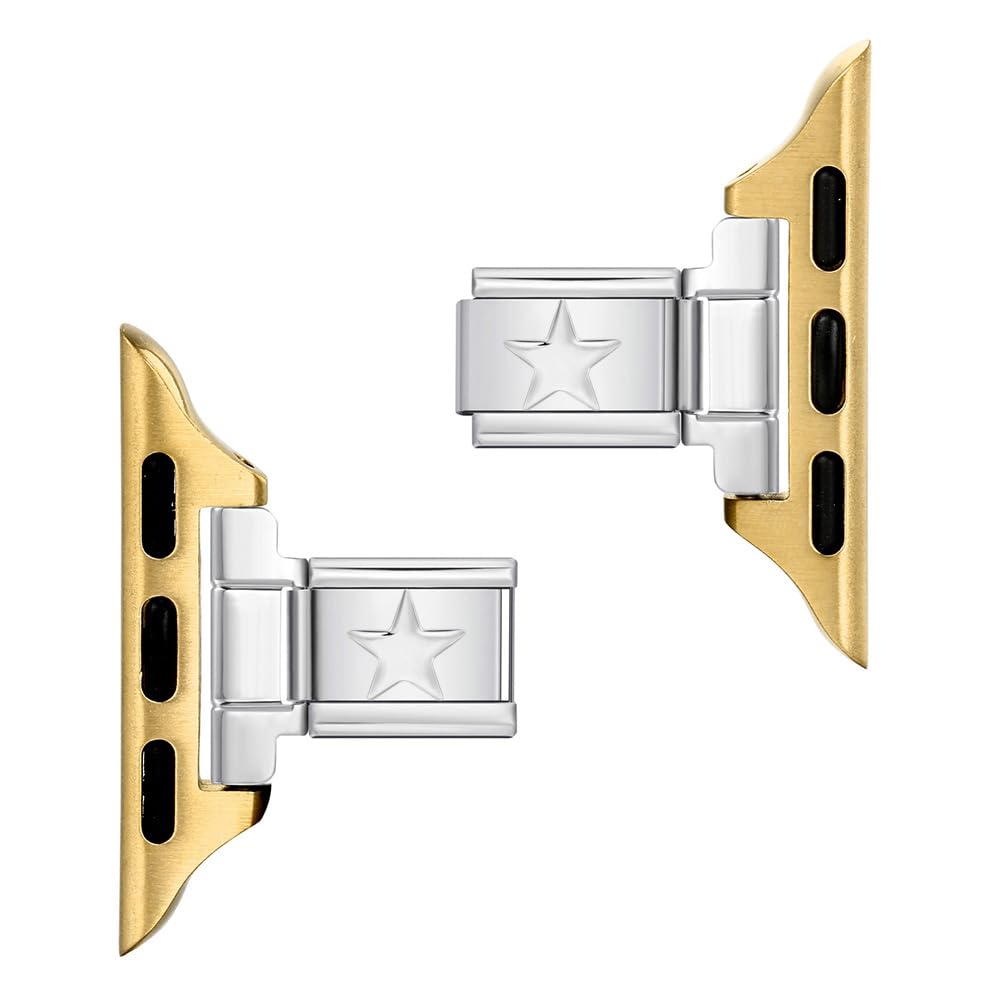 Stainless Steel Star Charm Connector for Use with