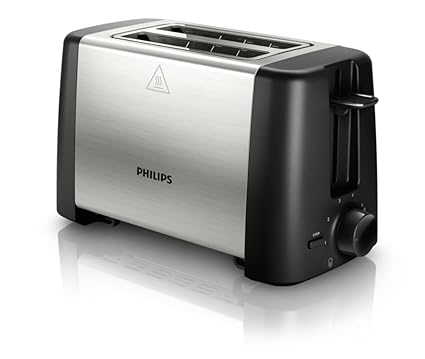 Philips HD4825/91 800-Watt 2-Slice Toaster (Black)