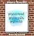 Positive Mind Unframed Wall Art Print - Watercolor Typography - Makes a Great Gift for Home Decor - Inspirational and Motivational - Ready to Frame (8x10) Photo