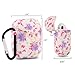 For Apple Airpods cover case with keychain,Silicone Protective Cover Case With Metal Keychain for Airpods Variety of Colors and Patterns