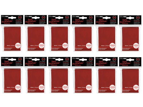 (600x) Ultra PRO Red Deck Protectors Sleeves Standard MTG Colors