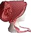 Large Amish Prairie Pioneer Sun Bonnet Costume for Women (Cotton Candy)