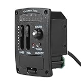 ammoon UK-300T Ukulele Ukelele Piezo Pickup Preamp 2-Band EQ Equalizer Tuner System