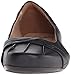 Clarks Women's Blanche Fria Flat, Black Leather, 7 M US