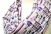 Handmade Science infinity Scarf birthday gift idea for her, anniversary gift experiment scientist - purple and violet