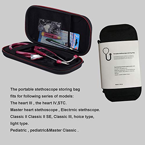 Hard Carrying Case Cover 3M Littmann/MDF/ADC/Omron Stethoscope/Hard Drive/SSD/Pen/Other Accessories - Thumbnail 6