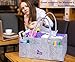 Baby Diaper Caddy Organizer - Large Diaper Caddy Tote - Baby Shower Gift for Boy Girl - Changing Table Organizer - Newborn Registry Must Have - Cloth Diaper Caddy - Baby Toys Organizer