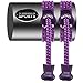 AKTIVX SPORTS LACES – No Tie Shoelaces that Lock – Replacement Elastic Shoelaces, Athletic Laces for Running Gear Accessories, Mens Womens or Kids Shoes, Fitness Exercise Equipment (Purple)