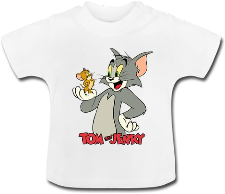 MsMr Cotton T Shirts Tom and Jerry Baby Boys/Girls