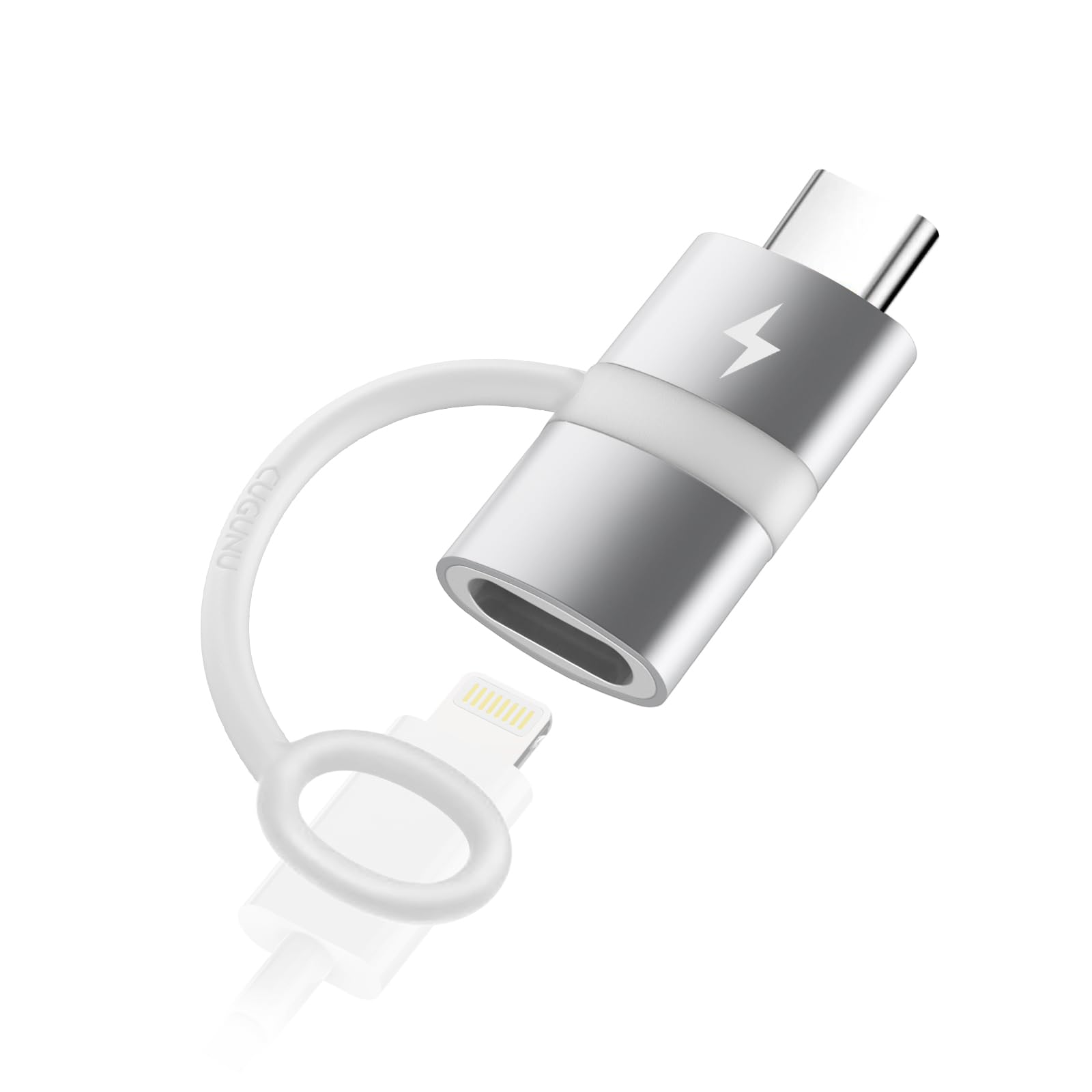 ライトニングケーブル usb-c 変換 ライトニング タイプc 変換 lightning usb-c 変換アダプタ 3A急速充電 高速データ転送(スマホとPCの転送専用) ライトニングからタイプc 変換アダプタ（イヤホンは非対応） の商品画像