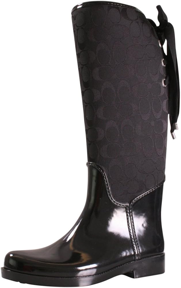 coach tristee rain boots size 8