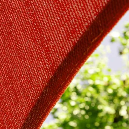 Amgo 20' x 20' x 20' Red Triangle Sun Shade Sail