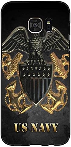Samsung Galaxy S7 Edge Cool USN Navy Seals Logo Cover Shell Fashionable Golden Design U.S.Navy Seals Phone Case Unique Design Cover for Samsung Galaxy S7 Edge