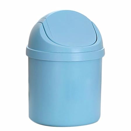 Decoration Color Blue Hzh Desktop Creative Mini Trash Can
