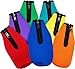 ImpiriLux Neoprene Bottle Sleeves | Pack of 7 Plain Beer Bottle Cooler Covers Fit 12 oz Bottles | Red Blue Orange Yellow Purple Green Turquoise (7, Multicolored)