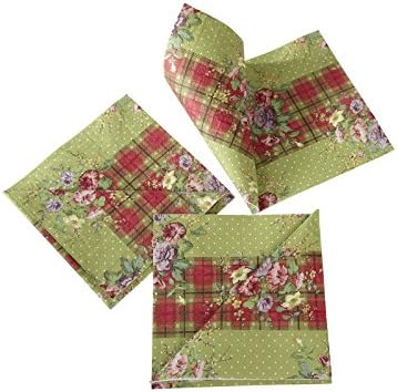 Pack of 25 Katie Alice Highland Fling Paper Napkins Shabby Chic Vintage Style