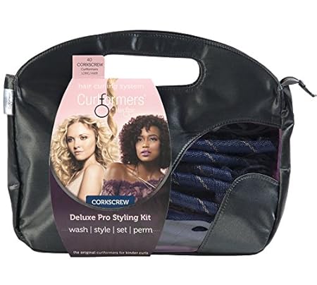 Curlformers Deluxe - Lockenstyling-Set für Korkenzieherlocken - für mittellanges Haar bis zu einer Länge von 35 cm - ohne Hit