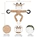 Dog Squeaky Chew Toys Durable 3 Pack Toys Set for Puppy Small Medium Large Dogs Playing Making Fun- Monkey, Bear and Bull
