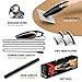 Rytek Car Vacuum Cleaner High Power 120W - Corded Portable Handheld Auto Vacuum Cleaner Powered by 12V Outlet of Car - Long Power Cord 16.4FT(5M) - 2 HEPA Filters - Carrying Bag - Black