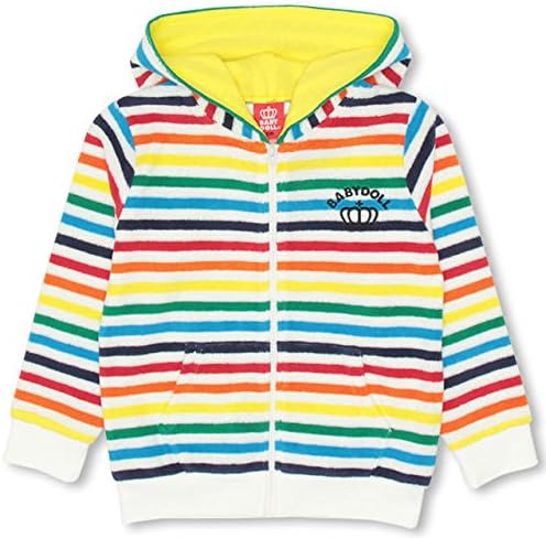 Amazon Babydoll ベビードール 親子ペア Uvカット カラフルボーダーパイルジップパーカー ボトム別売 子供服 男の子 女の子 レインボー ベビー キッズ 0667k トレーナー パーカー 通販