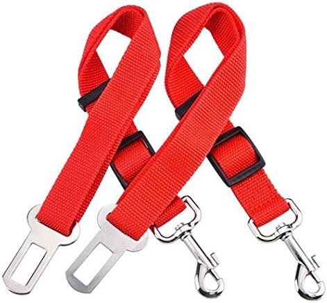 Pet Dog Car Safety Seat Belt Adjustable Puppy Harness Vehicle Seatbelt Dog Restraint Lead Leash Collar Travel Protection