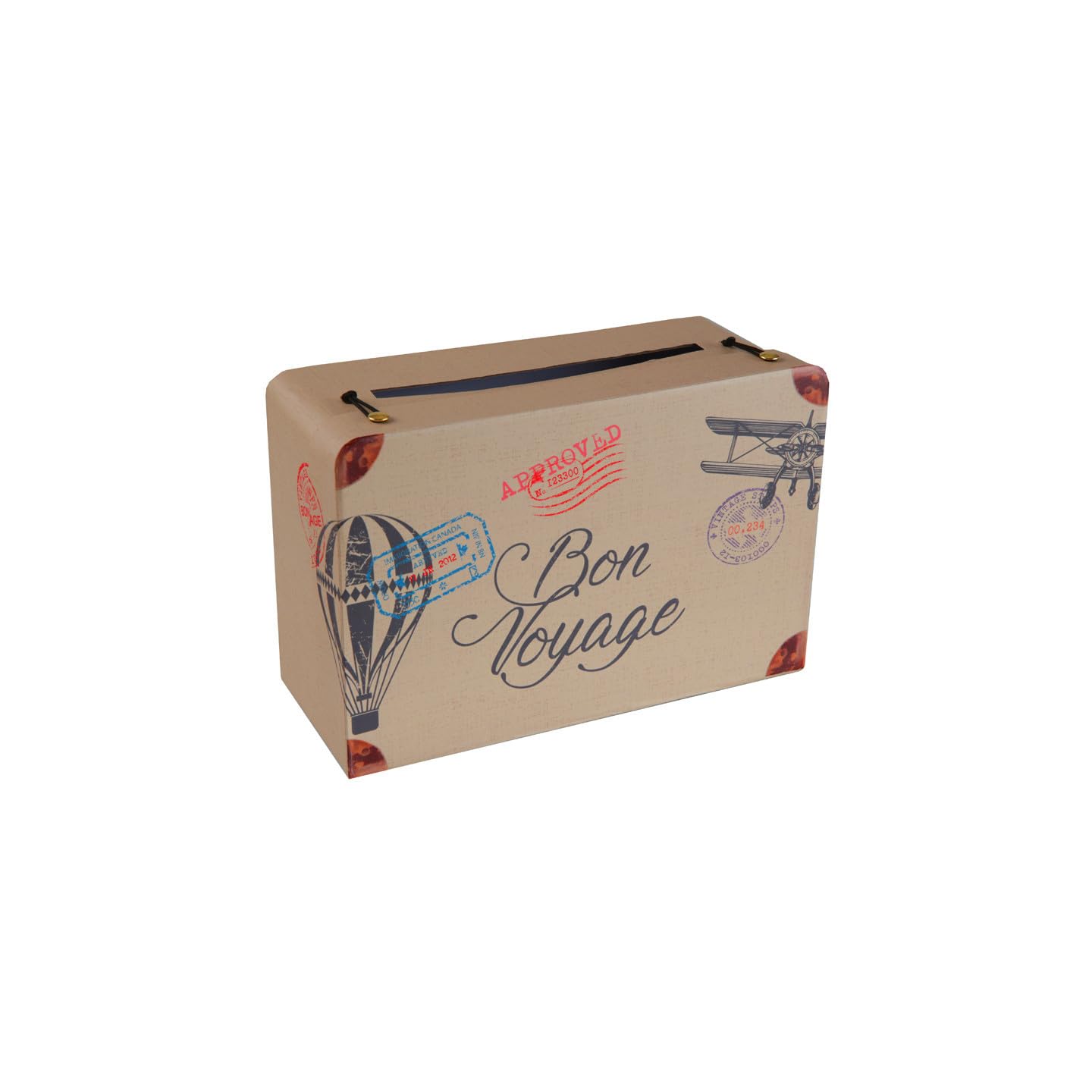 Santex URNE Bon Voyage Money Box 24 x 16 x 10 cm Multi-Coloured