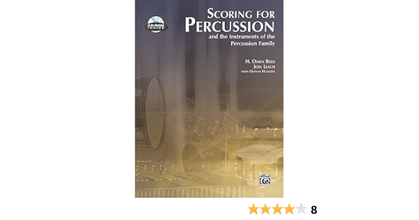 Scoring For Percussion: And The Instruments Of The Percussion Family, Book & Cd-Rom (9780739052792)