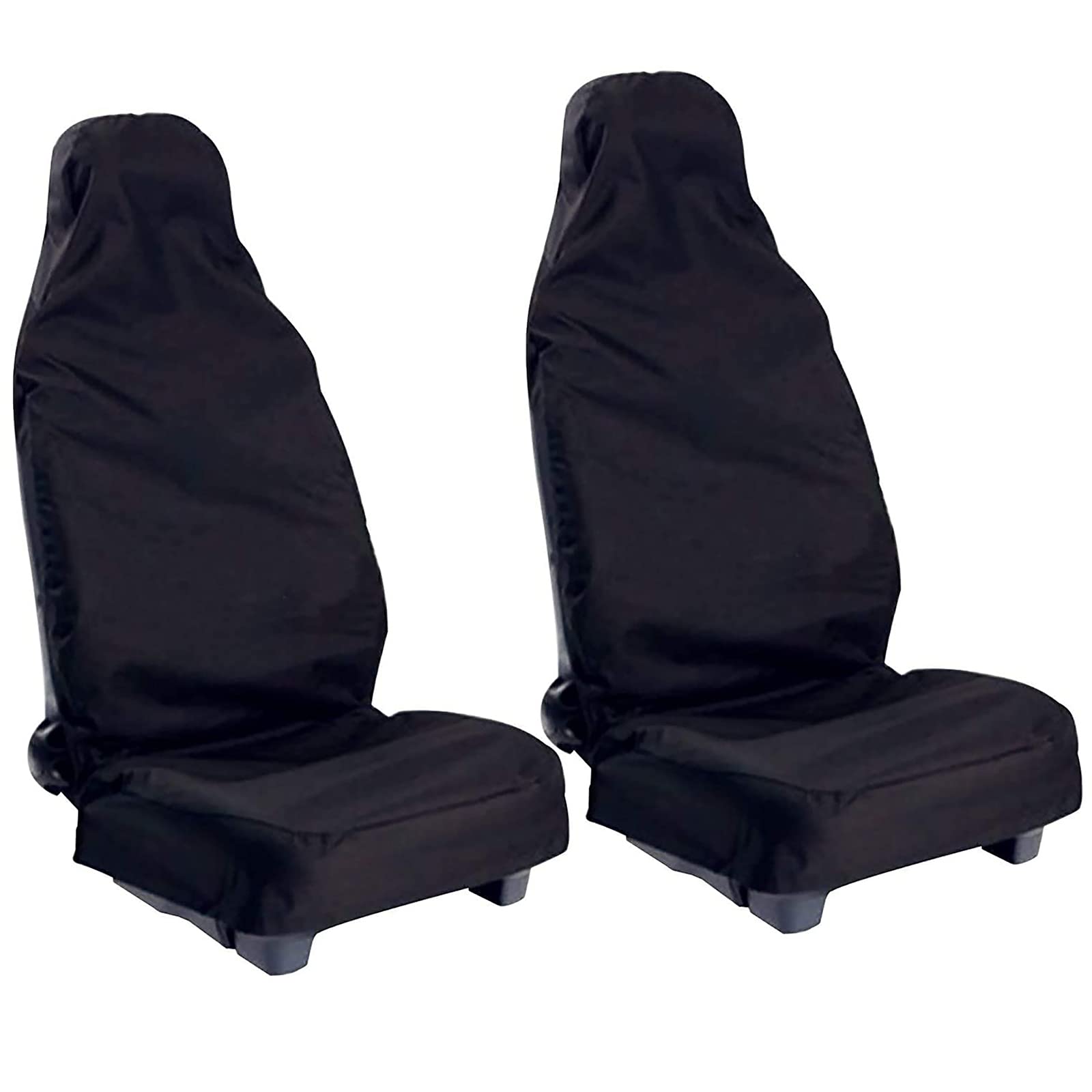 Nubstoer 2 Pack Universal Car Front Seat Covers Waterproof Nylon Protectors Fits Most Vehicles Sport Bucket Seats Easily Wiped Clean