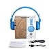 Kids Bluetooth Headphones Foldable Volume Limiting Wireless/Wired Stereo On Ear HD Headset with SD Card FM Radio In-line Volume Control Microphone for Children Adults (Orange)