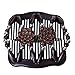 LOVEF Women Magic Hair Combs Wood Beaded Stretch Double Side Combs Clips Bun Maker Hair Accessories (Coffee)