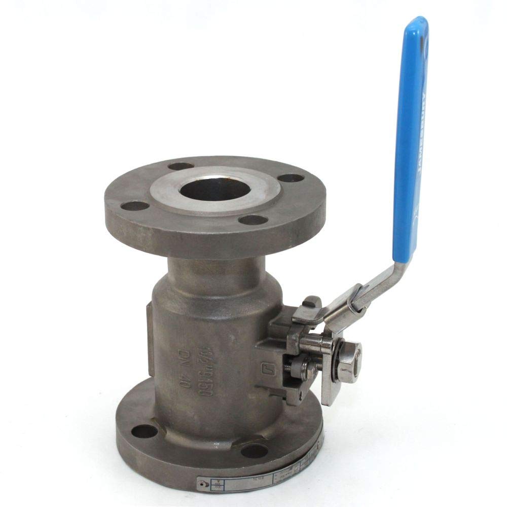 Jamesbury 9300 Series Ball Valve, 11/2" 300 Flanged, Full Port, Stainless Steel, Xtreme Seat