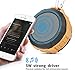 Portable Waterproof Bluetooth Shower Speaker - Hcman Mini Speakers with Micro SD Card Slot, Built-In Mic, Suction Cup, Hands-Free Speakerphone, Perfect Wireless Speaker for Home, Outdoors, Travel