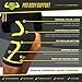 Knee Brace Compression Sleeve for Joint Pain Relief, Arthritis, Meniscus Tear, ACL, MCL and Sports - Elastic Patella Knee Brace for Men Women & Seniors (Yellow)
