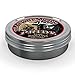 BlackBeard's Pride Beard & Mustache Balm, Leave-in Hair and Skin Conditioner, All Natural Pure Botanicals, Butters, and Essential Oils, Suitable for all Beard and Mustache Types, Mild Cedarwood Citrus Scent, 2 Ounce Tin with Carrying Pouch.