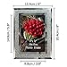Calenzana 4x6 Picture Frame Sparkle Glass Photo Frames Set for Tabletop, 2 Pack
