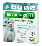 Bayer Animal Health Advantage II Medium Dog 4 Pack