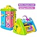 HOMOFY Baby Toys Colorful Rotational Calf Triangle with Lights & Music Animals & Geometric Keys Multi Interactive Games Learning Educational Toys For Girls Boys Toddlersand Babies 1 2 3 4 5 year old