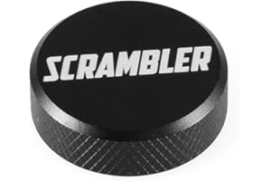 Porotmotor Motorcycle Aluminum Rear Brake Fluid Reservoir Cap Cover For Ducati Scrambler 800 1100 in Black