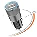 Sngg 3.1A Rapid Dual Port USB Car Charger with 6-feet Lightning Cable (Black)