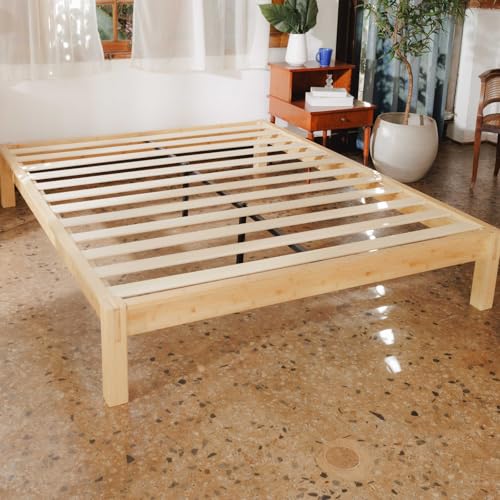 Cama Casal Luuna Bambu Natural, Design Sustentável boho, Fácil Montagem, 10 Anos Gar.