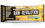 Raw Revolution Organic Live Food Bar - Golden Cashew, 1.8-Ounce Bars (Pack of 12)
